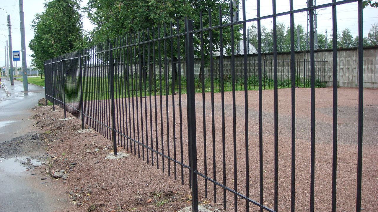 Забор сварной металлический